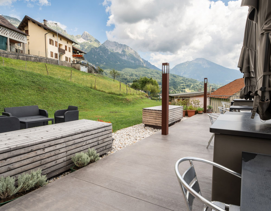 Pavilux pavimento industriale colore lavagna. Locanda San Martino Alpago BL 05